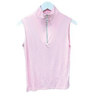NWOT Tailored Sportsman Sleeveless Sunshirt in Ice Pink - Size S